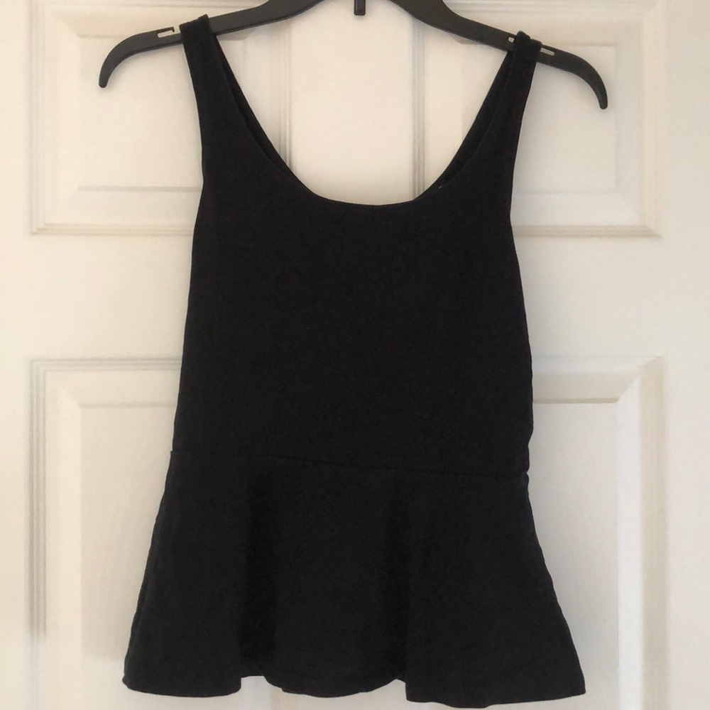 Black Express Babydoll tank